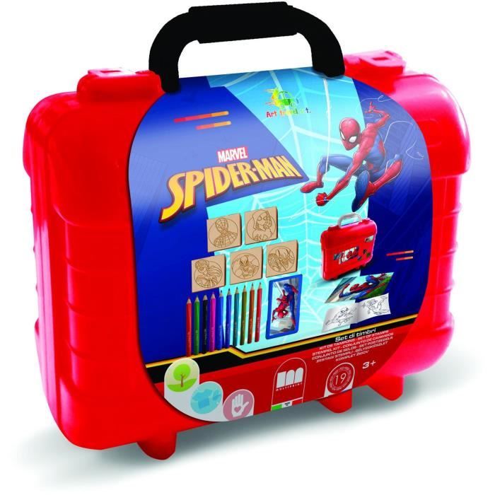 Kit De 15 Tampons Spidey Et Ses Super Amis Marvel – Pour Enfants Dès 3 Ans, Pré-encrés, Activités Manuelles Et Fêtes