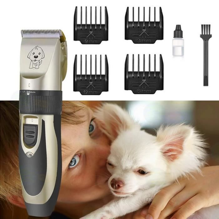 Meilleurs prix pour Tondeuse pour Chien et Chat Animaux Professionnelle Electrique Silencieuse Sans Fil Tondeuse a Chien Poil Laineux Long