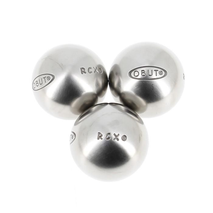 Obut - Rcx 76 Jeu 3 b compet - Boules de pétanque - - Taille 700g - Sport Obut - Rcx 76 Jeu 3 b compet - Boules de pétanque - - Taille 700g - Sport
