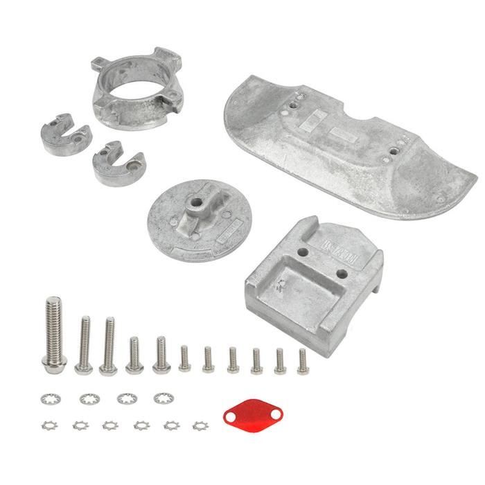 Kit D'anodes En Aluminium 27 Pièces Pour Mercruiser Alpha 1 Gen 2 - Protection Contre La Corrosion Marine, Référence 888756Q01