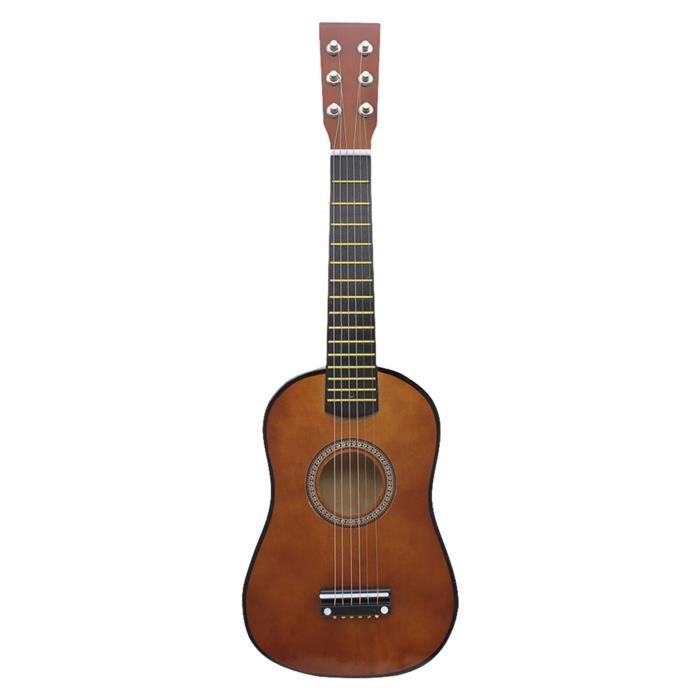 pwshymi-guitare pour enfants guitare en bois de 23 pouces jouet d'instrument éducatif musical pour enfants enfant jeux guitare