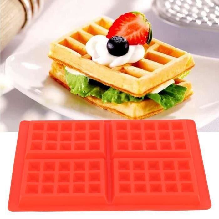 Moule À Gaufres RondMoules De Cuisson Diy En Silicone En Treillis Pour