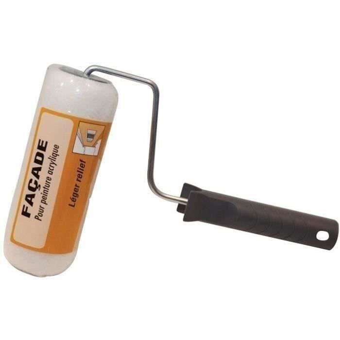 Rouleau - SAVY - Fibres longues - 175 mm - Manche en plastique