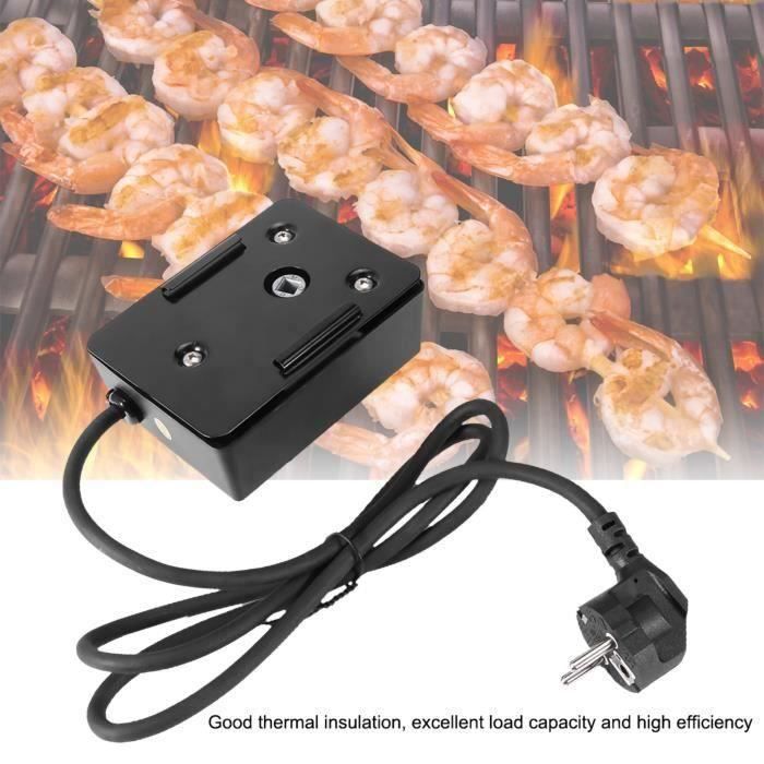 Moteur De Rôtissoire 10W Avec Batterie Intégrée - Vitesse Réglable Et Inversion Automatique Pour Barbecue