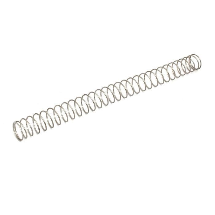 Sourcingmap 0.4mmx9mmx30mm acier inox 304 Compression Ressort Argenté
