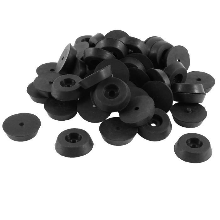5 Pieds En Caoutchouc Pour Meuble / Pare-chocs - D18x15xH5mm - Uxcell - Neuf