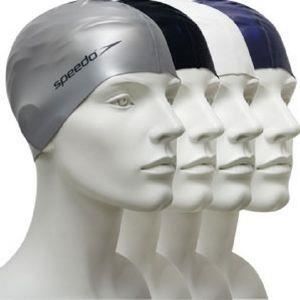 Bonnet de natation - SPEEDO - Plain Flat Silicone Cap - Bleu - Confortable et ajustable