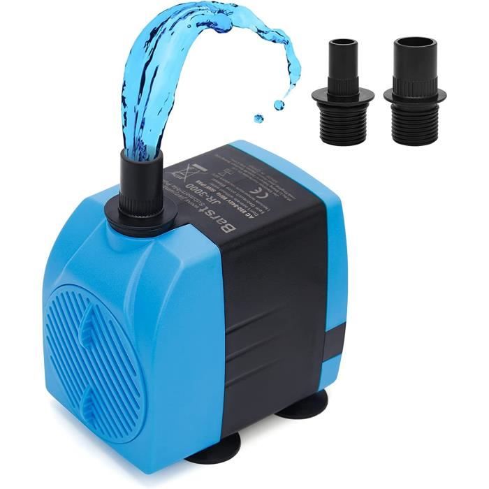 Pompe à eau Submersible 3000L-H Pour Aquarium (60 W), Pompe de Bassin de  Jardin électrique Ultra Silencieuse pour Fontaines, Aqu61