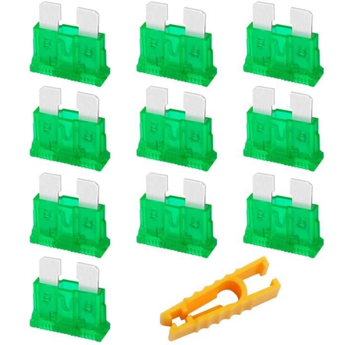 15A ATO VOITURE Fusible Plat Flachstecksicherung Standard 10 Pièce EUR