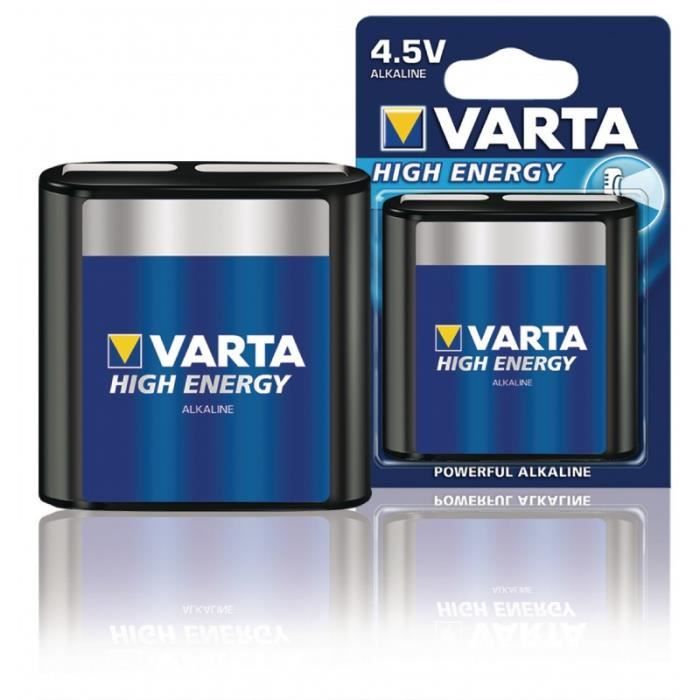 Blister de 4 piles alcalines VARTA LR6 - AA – 1,5 V Varta High Energy -  Piles
