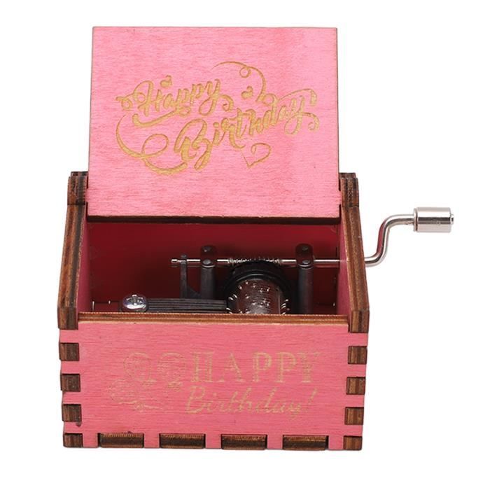 Boîte à Musique En Bois Gravée 'You Are My Sunshine' - À Manivelle, Cadeau Romantique Pour Anniversaire, Saint-Valentin