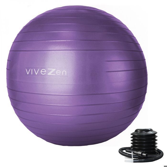Ballon De Gym Gymnic Physio Roll - 30cm Bleu - Anti-éclatement Avec Pompe Incluse
