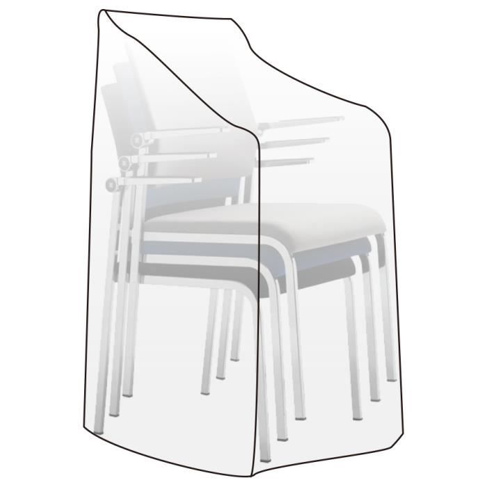 WOLTU Housse de protection pour mobilier de jardin,Résistante aux déchirures imperméable 68x96x150cm,Transparent