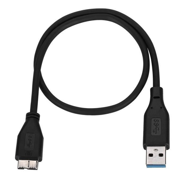 BI02929-Cable chargeur USB 3.0 + cable de données SYNC pour disque dur externe SG