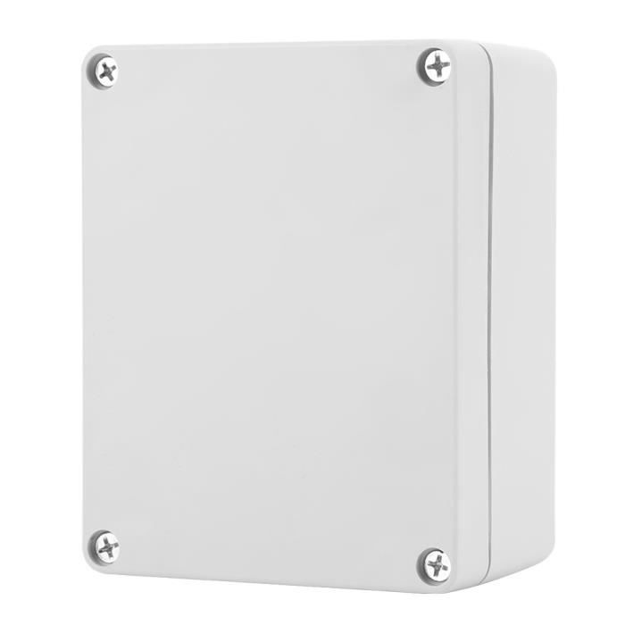 Lecreatekit Boîtier Électrique Aluminium 1590C Argenté - 120 X 94,5 X 50 Mm