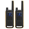 Talkie walkie Motorola T80 Extreme Twin Jaune - MOTOROLA - B8P00810YDEMAG-1