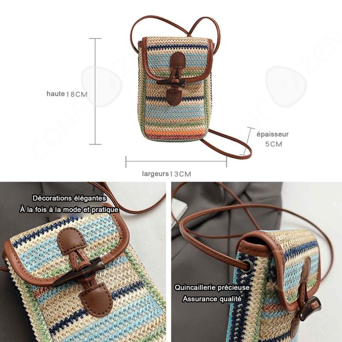 Sacoche en paille on sale