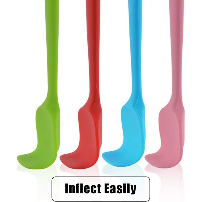 Lot De 2 Spatules Silicone Pour Crêpes - Ustensiles Antiadhésifs Résistants à La Chaleur Pour Cuisine