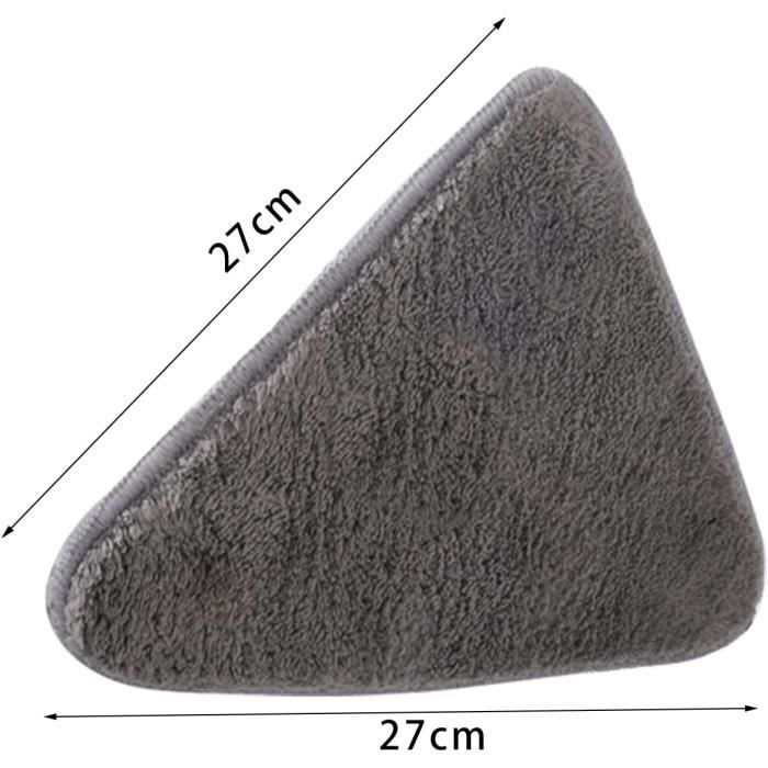Balai Serpillère Télescopique Rotatif 360° - Avec Tige Réglable, Têtes Microfibre Et Chenille - Pour Nettoyer Murs, Plafonds, Fenêtres - 13