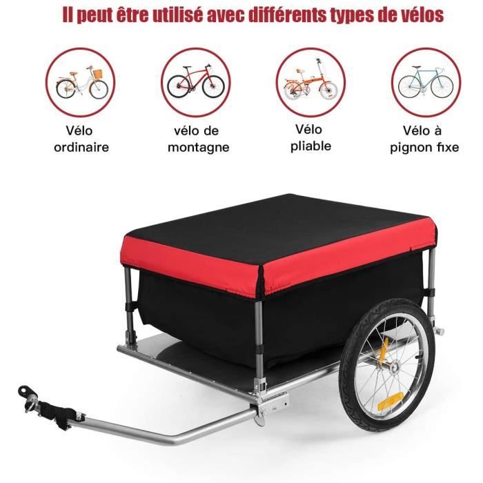Goplus cargo bike trailer 2025
