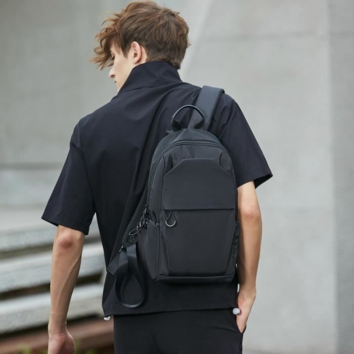 Noir Petit sac dos noir de sport ext rieur pour homme petit