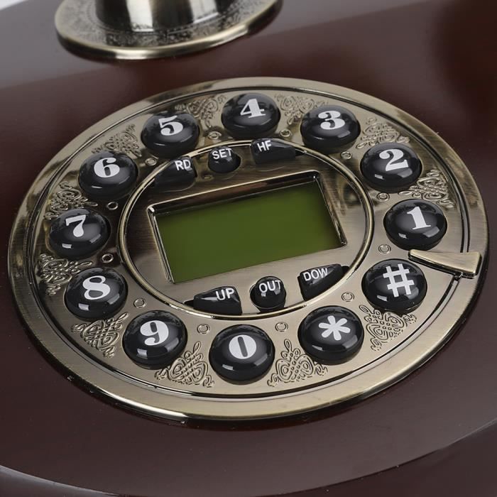 Tirelire Téléphone Rétro JISADER - Épargne Amusante Pour Enfants - Design Vintage Avec Cadran - Ouverture Facile
