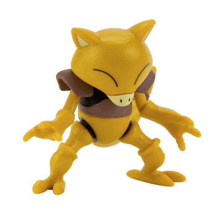 Set De 8 Figuras De Acción Pokémon Battle: Pikachu, Jigglypuff, Rockruff, Abra, Sneasel, Ditto, Leafeon Y Magikarp, De Bandai