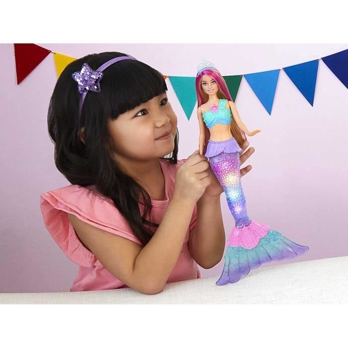 Barbie Dreamtopia Sirene Lumieres Scintillantes 4 Modes
