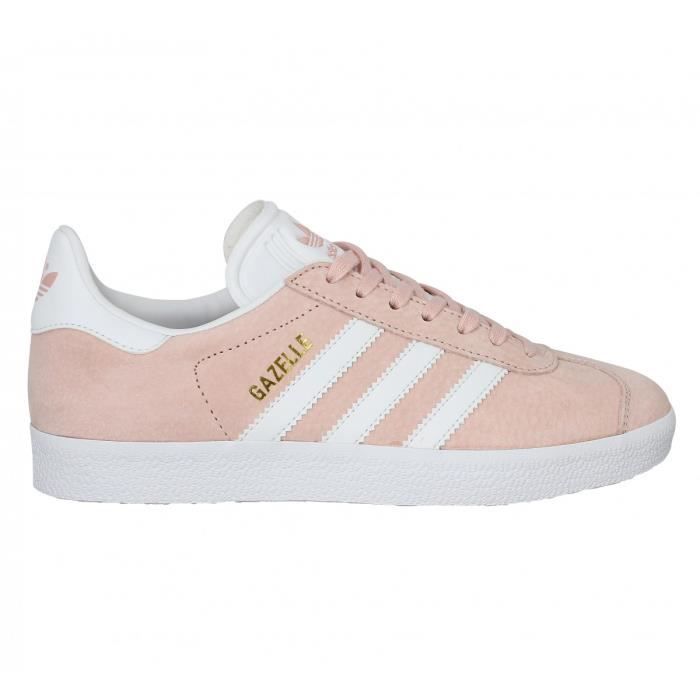 ADIDAS ORIGINALS Baskets GAZELLE Femme Rose Blanc Rose vapeur