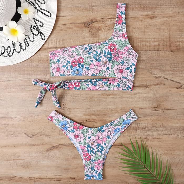 Acheter Femmes Sexy Grande Taille Imprimé Fleuri Maillot De Bain Femme