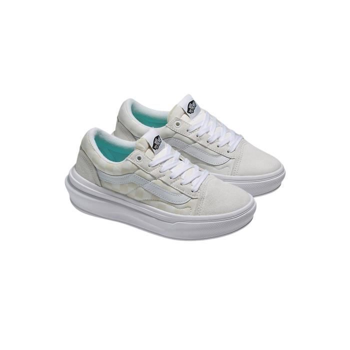 Vans old skool damier blanc femme cheap