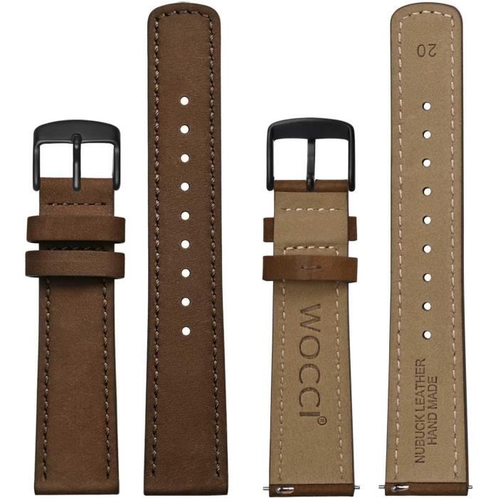 Bracelet Cuir Nubuck Beige