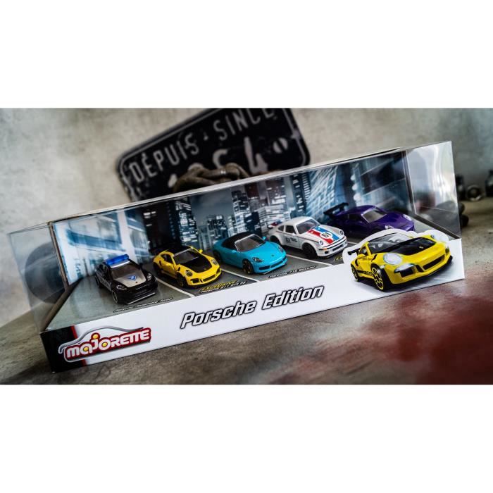 Coffret MAJORETTE Porsche 5 v hicules m tal l chelle 1 64 me