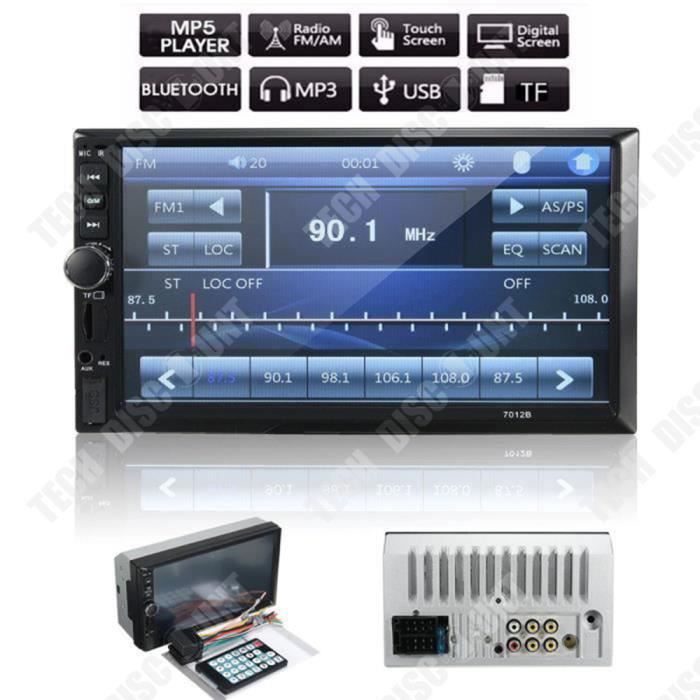 X-REAKO 1 Din Carplay Autoradio 7 en effet Écran Tactile Universel Lecteur  de Limitation de Voiture avec Bluetooth FM SWC Auto Écran Rétractable -  AliExpress