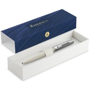 5 Recharges Stylo Bille Waterman - Encre Bleue Pointe Moyenne - Compatible Modèles S0944480 Et W132GN