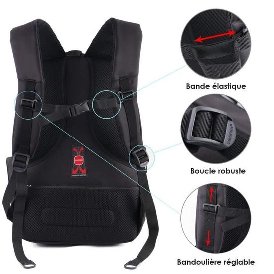 Norsens Sac Dos Imperm able Design pour Homme Femme Loisirs