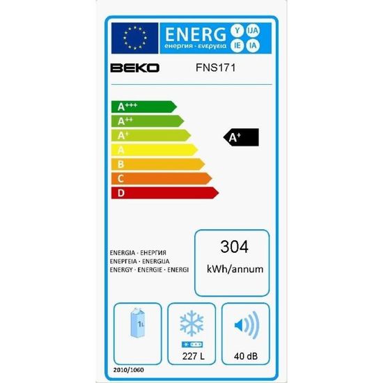 Beko Fns 171 Congelateur Armoire Achat Vente Congelateur Porte