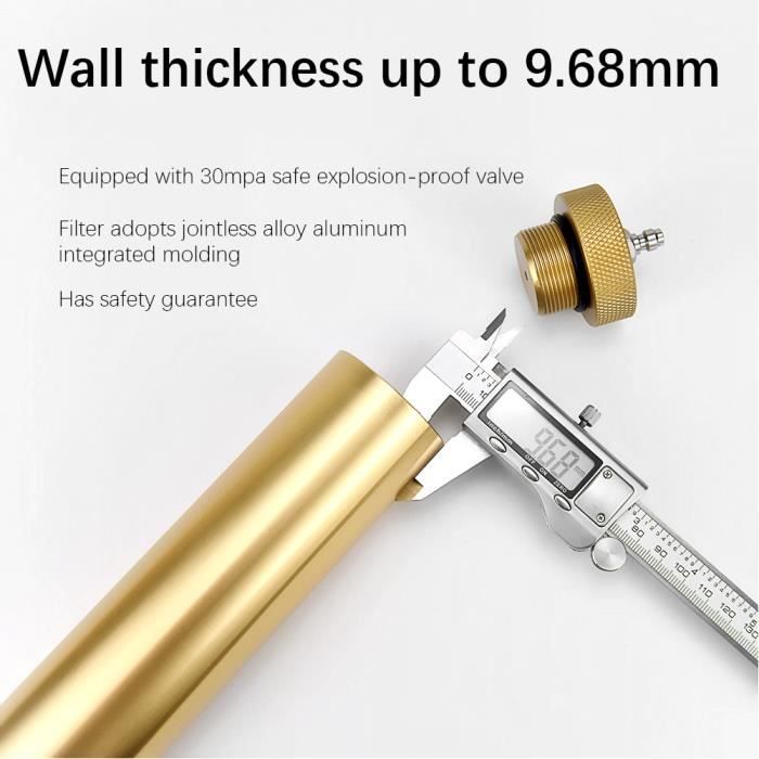 Filtre à Air Charbon Actif 4500psi - Séparateur Eau/Huile, 30MPA | Pour Plongée, Air Haute Pression