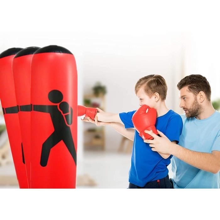 Article D Entrainement De Sport Combat - Limics24 - Sac Boxe Gonflable  Enfants 157Cm Debout Libre Rebond Immédiat - Cdiscount Sport