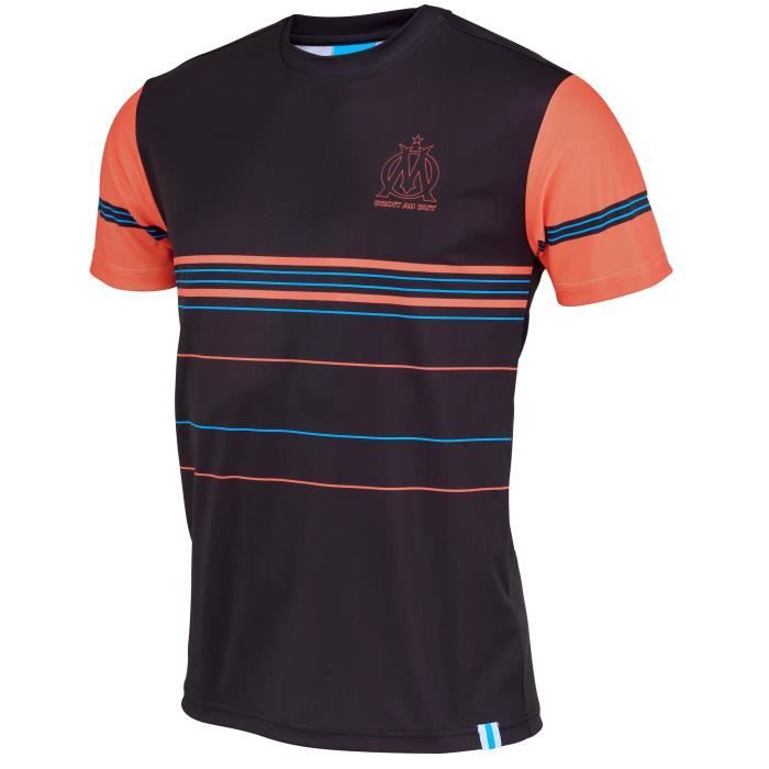 Maillot OM Collection officielle OLYMPIQUE DE MARSEILLE Homme Sans manche Noir Respirant Cdiscount Sport