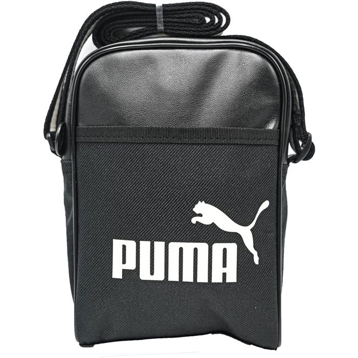 Sac à épaule bandoulière PUMA Campus Compact Noir 13x20x5 cm Mixte