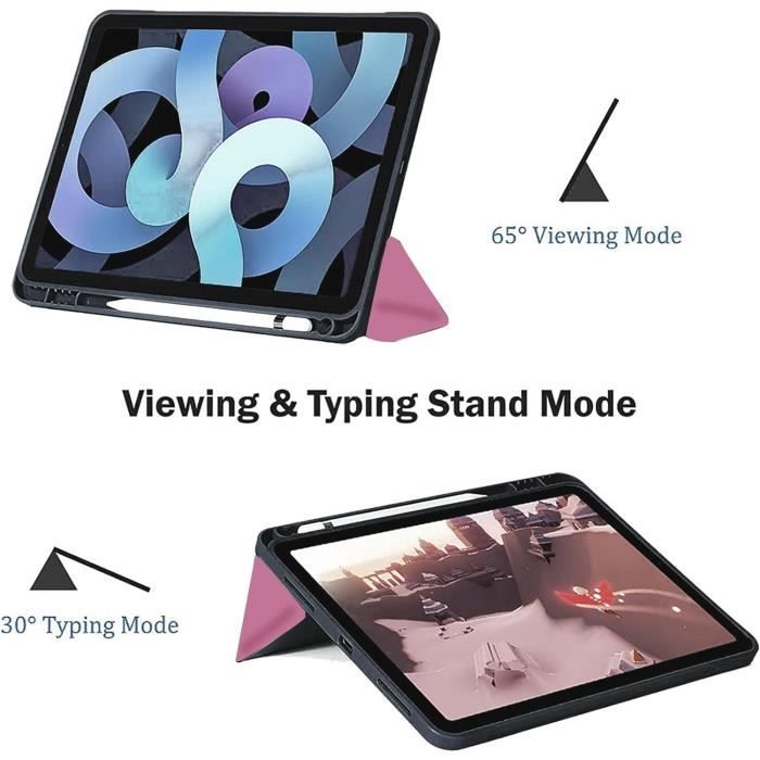 Coque Clavier Pour IPad 9e Génération 10.2 (2021) - Violet Métallisé - Rotative 360° Avec Trackpad Et Rétroéclairage RGB