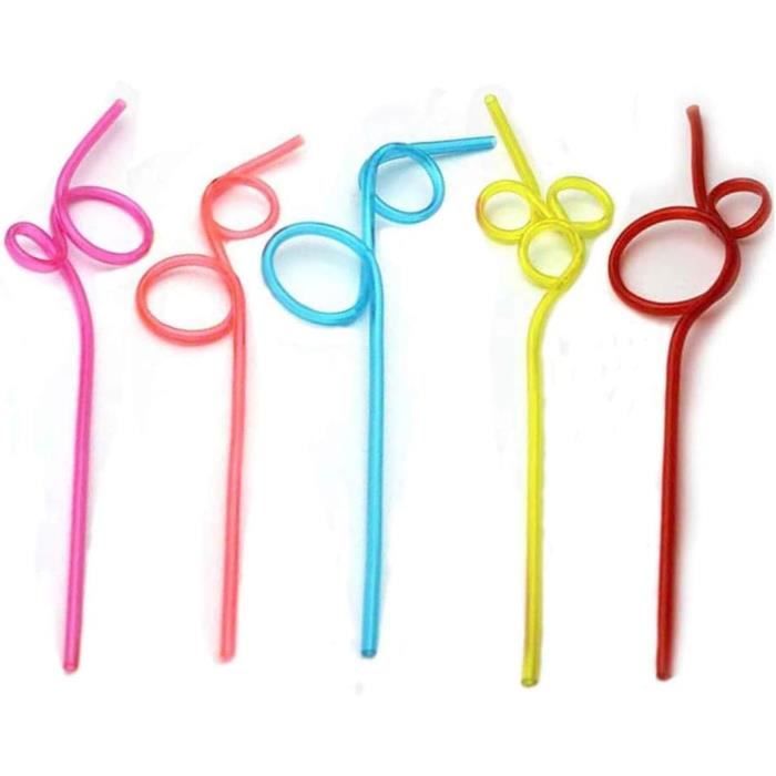 Pailles En Papier Décoratives - Lot De 120, Motifs Doré Et Noir, 19,6 Cm, Pour Fêtes Et Cocktails