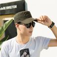 CASQUETTE Homme - Chapeau de soleil respirant et à séchage rapide de style coréen - dark gris WS™-3