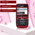 Téléphone portable OUTAD Nokia E63 - Clavier QWERTY - Appareil photo 2 MP - Wi-Fi - Bluetooth - Rouge-3
