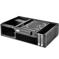 SilverStone SST-ML06B-E - Milo Boîtier PC Slim silencieux HTPC Mini-ITX, noir-3