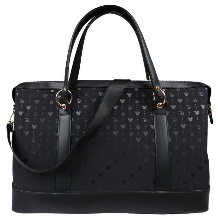 Mickey Mouse Disney Sac de voyage noir spacieux 45x28x20cm