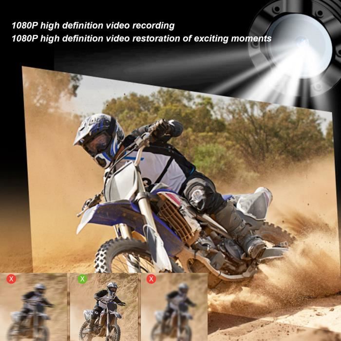 Letouch Accessoires support de caméra d'action de sport pour Casque de moto  - Cdiscount Appareil Photo