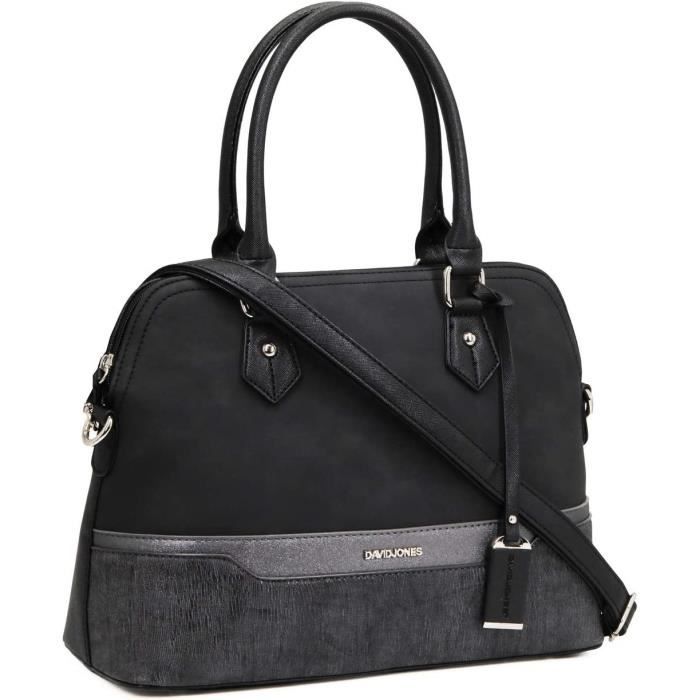 David Jones Sac a Main Femme Bugatti Cabas Fourre Tout Bandes Cuir PU Multicolore Porte Epaule Bandouliere Tote Shopper Cdiscount Bagagerie Maroquinerie