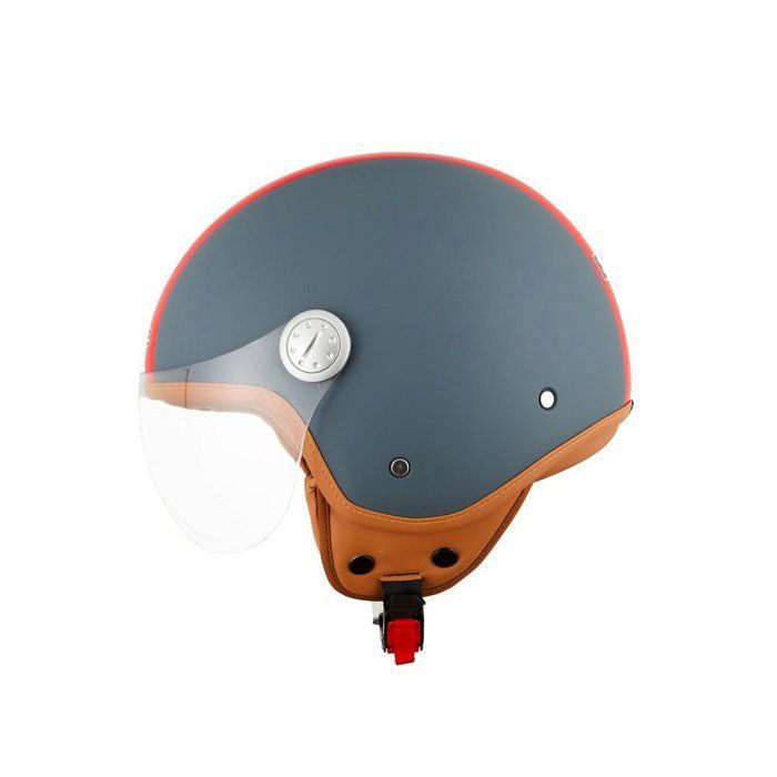 Casque Cross EOLE Advance - Homologué ECE 22.06 - Coque ABS, Ventilation, Taille XS (53-54cm) - Bleu/Rouge